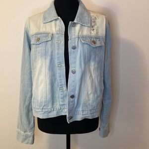 💖 2/$25 MISSMOLY Distressed Jean Jacket